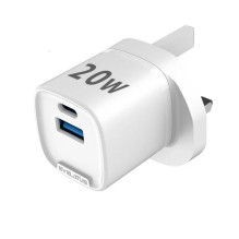 Evelatus Evelatus QuickVolt Adapter20W UK / HK White Evelatus Evelatus QuickVolt Adapter20W UK / HK White