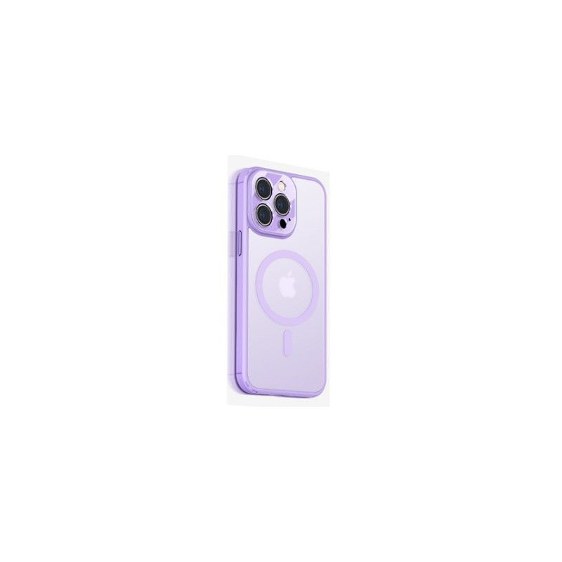 Evelatus Apple iPhone 14 Pro Max Hybird Case Whith Magsafe and Camera Protection PC+TPU Purple