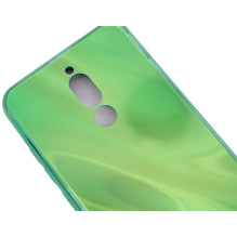 Evelatus Xiaomi Redmi 8 Water Ripple Full Color Electroplating Tempered Glass Green