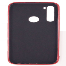 Evelatus Xiaomi Xiaomi Redmi Note 8 / Redmi Note 8 2021 Water Ripple Full Color Electroplating Tempered Glass Case Red