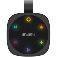 Nešiojama kolonėlė „Sven 2.0“ SVEN PS-155, juoda, galia 2x5 W (RMS), TWS, „Bluetooth“, FM, USB, ličio baterija, juoda