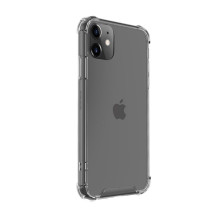 „Evelatus“ smūgiams atsparus silikoninis dėklas „Apple iPhone 11“ su kariniu atsparumu TPU, skaidrus