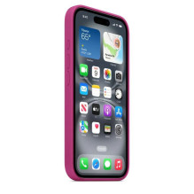 „Apple“ – MYY53ZM / „Apple“ silikoninis „Magsafe“ dėklas, skirtas „iPhone 16“, fuksijos spalvos
