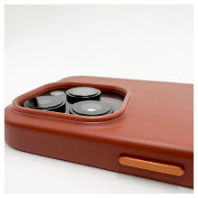 Evelatus Apple iPhone 14 Pro Max Genuine Leather case with MagSafe Brown