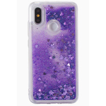 „Evelatus Xiaomi Note 7“ blizgus „Quadsand“ dėklas violetinis