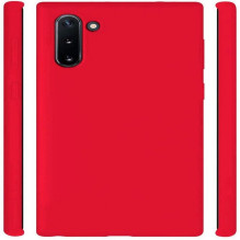 „Evelatus Samsung Galaxy Note 10 Premium“ minkštas silikoninis dėklas, raudonas