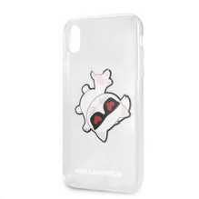 Karl Lagerfeld Apple iPhone XR Fun Eaten Hard Case Transparent