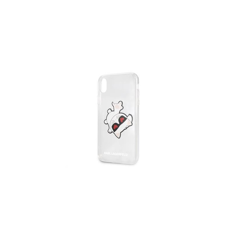 Karl Lagerfeld Apple iPhone XR Fun Eaten Hard Case Transparent