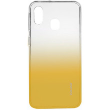 „Evelatus“ „Samsung Galaxy A40“ gradientinis TPU dėklas, auksinis
