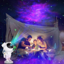 iLike LED projekcinė žvaigždės formos lempa astronautui SM4 balta