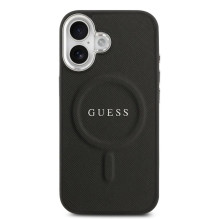 Guess Apple iPhone 17 PU Saffiano MagSafe Case Black Guess Apple iPhone 17 PU Saffiano MagSafe Case Black