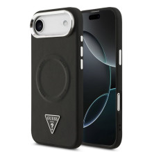Guess Apple iPhone Air PU Leather Triangle Logo MagSafe Case Black Guess Apple iPhone Air PU Leather Triangle Logo MagSafe Case Black