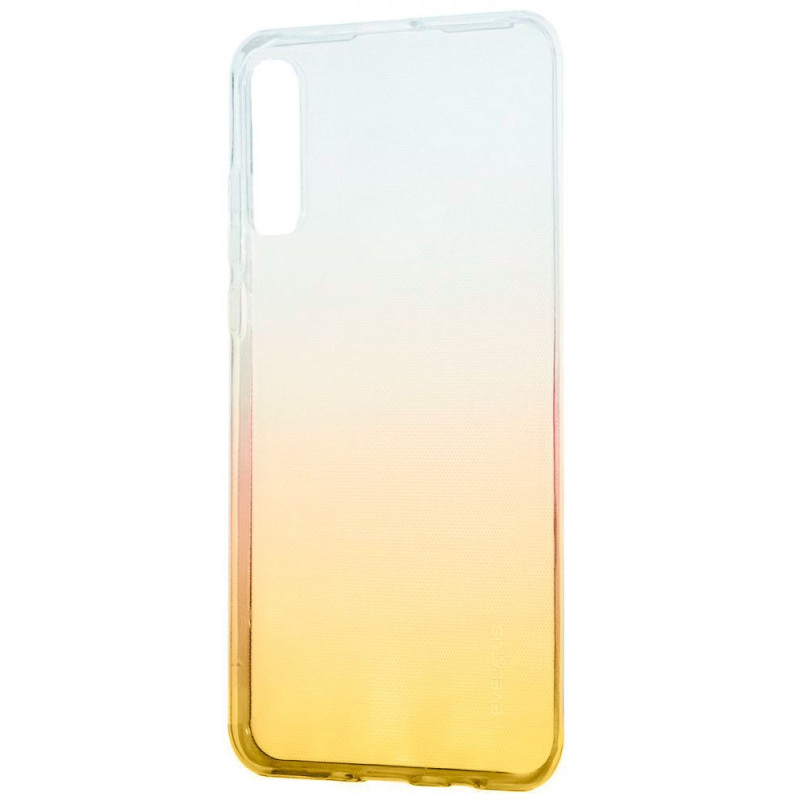 „Evelatus Samsung Galaxy A50“ gradientinis TPU dėklas, auksinis