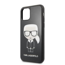 „Guess“ blizgus „iPhone 11 Pro“ dėklas, juodas