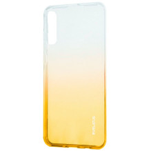 „Evelatus“ „Samsung Galaxy A70“ gradientinis TPU dėklas, auksinis