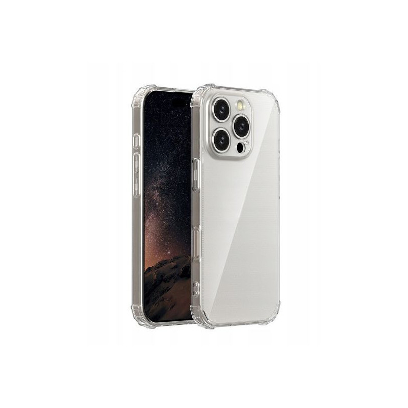 iLike Apple iPhone 17 Air apsauginis 1,5 mm dėklas, skaidrus