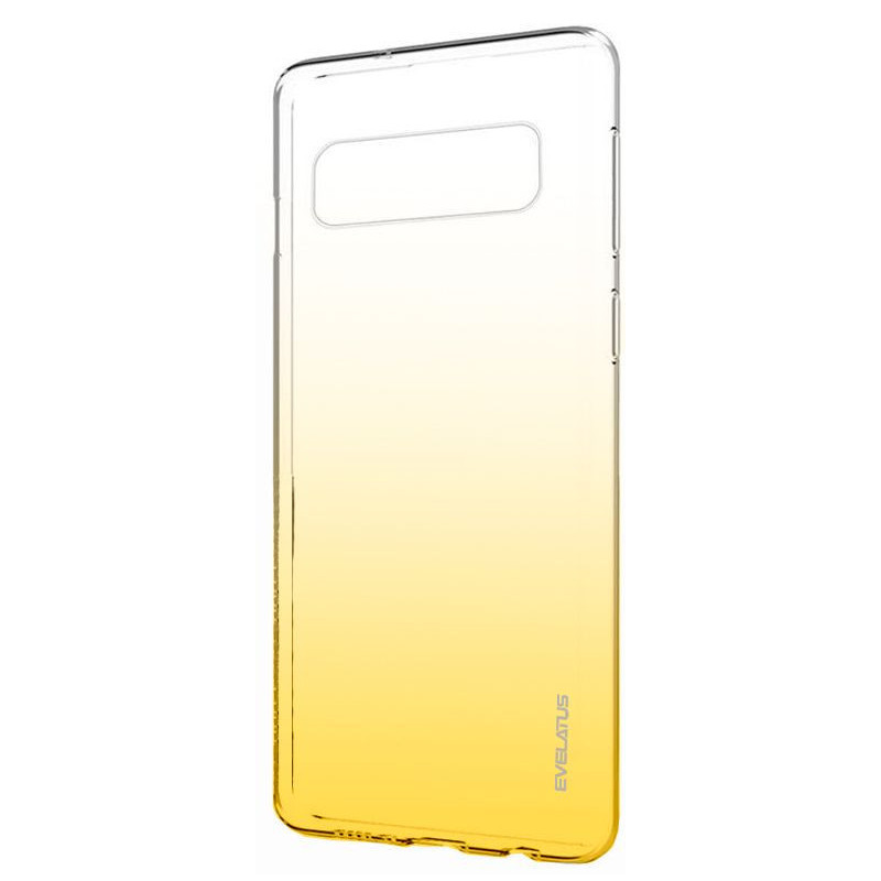 „Evelatus Samsung S10“ gradientinis TPU dėklas, auksinis