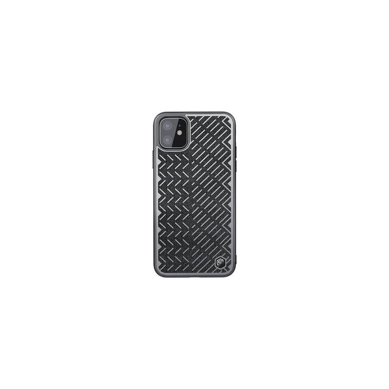 „Nillkin“ kietas dėklas „Apple iPhone 11 Pro“ su „Herringbone“ raštu, pilkas