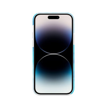 Evelatus Apple iPhone 14 Pro Max silikoninis dėklas su individualiu raštu, mėlynas
