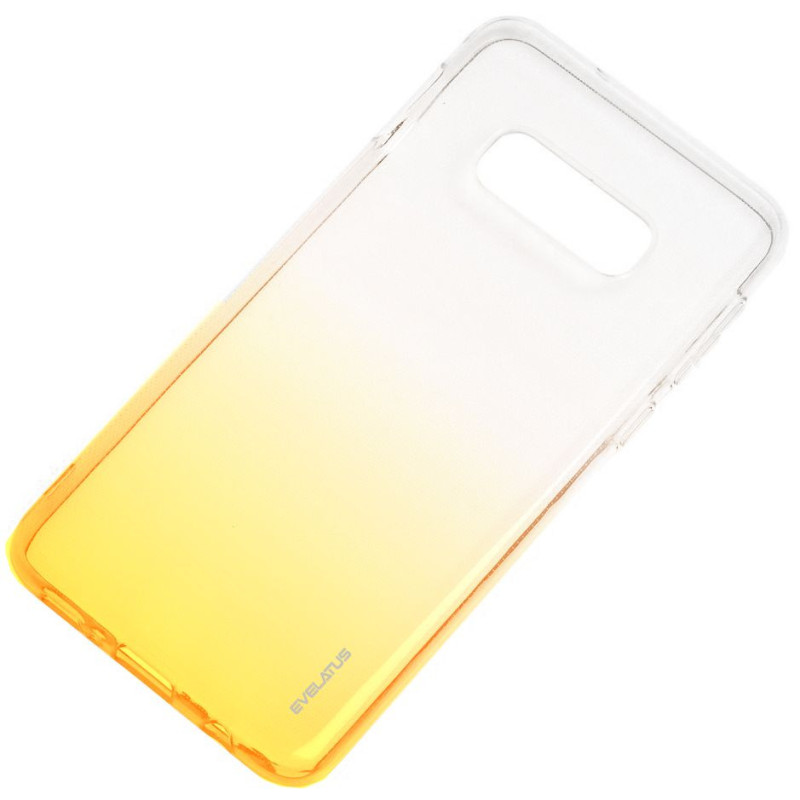 „Evelatus Samsung S10e“ gradientinis TPU dėklas, auksinis
