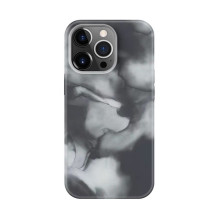 Evelatus Apple iPhone 14 Pro Max Premium Silicone case Customized Print Gray