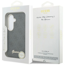 Guess Samsung Galaxy S26 PU 4G Script Metal Logo With MagSafe Case Black Guess Samsung Galaxy S26 PU 4G Script Metal Logo With MagSafe Case Black