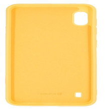 Evelatus Samsung Galaxy A10 Soft Touch Silicone Case with Strap Yellow