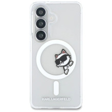 Karl Lagerfeld Samsung Galaxy S26 IML Peekaboo Choupette With MagSafe Case Transparent Karl Lagerfeld Samsung Galaxy S26 IML Peekaboo Choupette With MagSafe Case Transparent