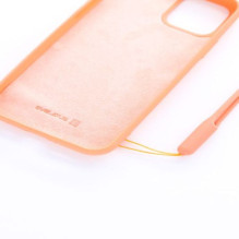 „Evelatus Apple iPhone 11 Pro“ silikoninis dėklas su minkštu lietimui jautriu dirželiu, rožinis