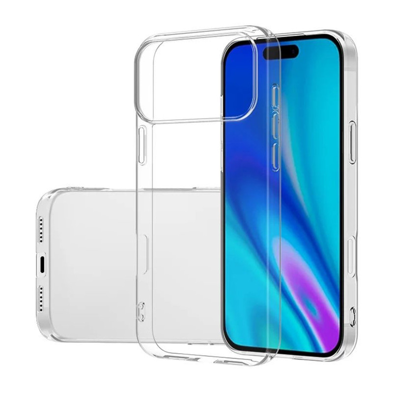 iLike Apple iPhone 17 Pro Max plonas dėklas 2 mm permatomas