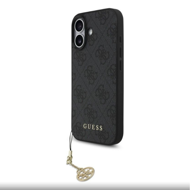 „Guess“ „Apple iPhone 17 Tone 4G“ „Charm“ dėklas, pilkas