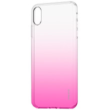 „Evelatus Apple iPhone X / XS“ gradientinis TPU dėklas, rožinis, raudonas