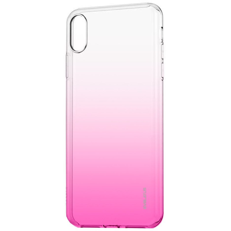 „Evelatus Apple iPhone X / XS“ gradientinis TPU dėklas, rožinis, raudonas