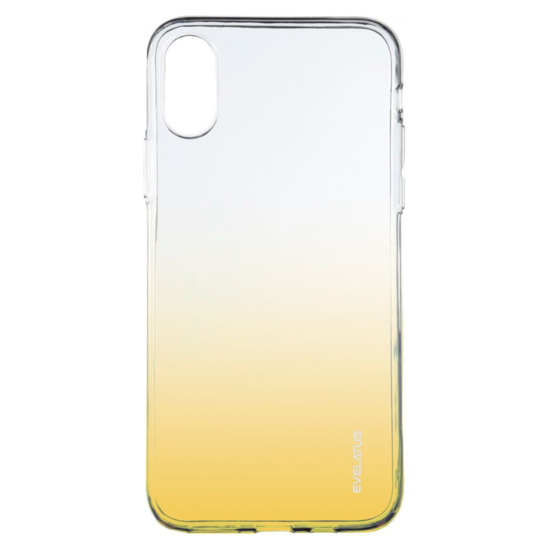 „Evelatus Apple iPhone Xs Max“ TPU dėklas, auksinis, su gradientu