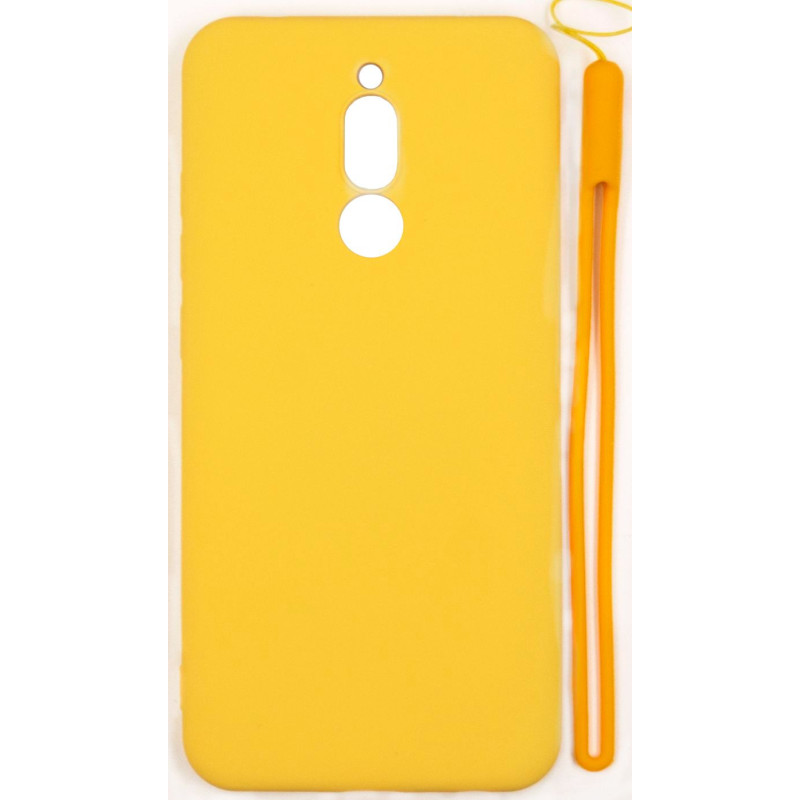 „Evelatus Xiaomi Redmi 8 Nano“ silikoninis dėklas, minkštas lietimui, TPU, geltonas