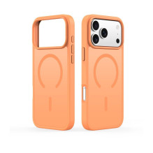 „Dux Ducis Apple iPhone 17 Pro“ YIND PC+TPU dėklas su „MagSafe“ apsauginiu stikliuku, oranžinis „Dux Ducis Apple iPhone 17 Pro“ YIND PC+TPU dėklas su „MagSafe“ apsauginiu stikliuku, oranžinis
