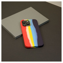 Evelatus Apple iPhone 13 Pro Max Silicone case Multi-Colored Rainbow