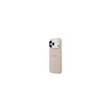 Guess Apple iPhone 17 Pro silikoninis dėklas su MagSafe Classic logotipu, rožinis Guess Apple iPhone 17 Pro silikoninis dėklas su MagSafe Classic logotipu, rožinis