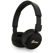 Guess Guess Metal Logo Script Over-Ear Headphones - Black Guess Guess Metal Logo Script Over-Ear Headphones - Black