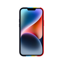 Evelatus Apple iPhone 14 silikoninis dėklas, įvairiaspalvis, vaivorykštės spalvos Evelatus Apple iPhone 14 silikoninis dėklas, įvairiaspalvis, vaivorykštės spalvos
