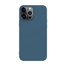 iLike Apple iPhone 14 Pro Max Nano silikoninis dėklas, vidurnakčio mėlynas iLike Apple iPhone 14 Pro Max Nano silikoninis dėklas, vidurnakčio mėlynas