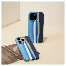 Evelatus Apple iPhone 14 Pro silikoninis dėklas, įvairiaspalvis, mėlynas