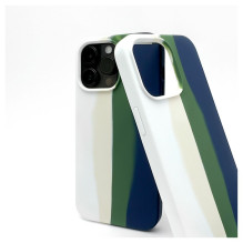 Evelatus Apple iPhone 14 Pro Silicone case Multi-Colored Green