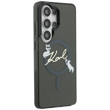 Karl Lagerfeld IML KC Script MagSafe dėklas, skirtas Samsung Galaxy S26 Ultra – juodas
