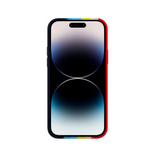 Evelatus Apple iPhone 14 Pro Max silikoninis dėklas, įvairiaspalvis, vaivorykštės spalvos Evelatus Apple iPhone 14 Pro Max silikoninis dėklas, įvairiaspalvis, vaivorykštės spalvos