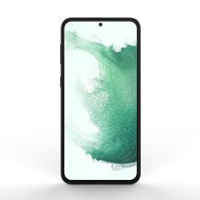 „Evelatus“ „Samsung Galaxy S22 Premium“ magnetinis, minkštas silikoninis dėklas, juodas