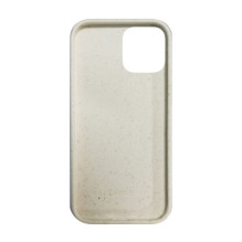 iLike Apple iPhone 12 Pro Max silikoninis plastikinis dėklas, ekologiškas, spausdintas, baltas