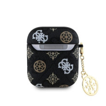 Guess - AirPods 1 / 2 PU 4G Peony Charm Case Black