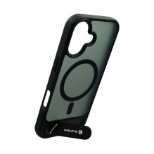 Evelatus Apple iPhone 17 Rubber Coated MagSafe With Stand Case Black