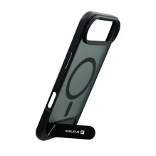 Evelatus Apple iPhone 17 Air Rubber Coated MagSafe With Stand Case Black Evelatus Apple iPhone 17 Air Rubber Coated MagSafe With Stand Case Black